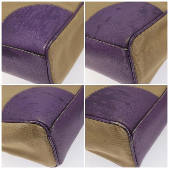 PRADA Tote Bag Canvas Beige Auth - Picture 16 of 16